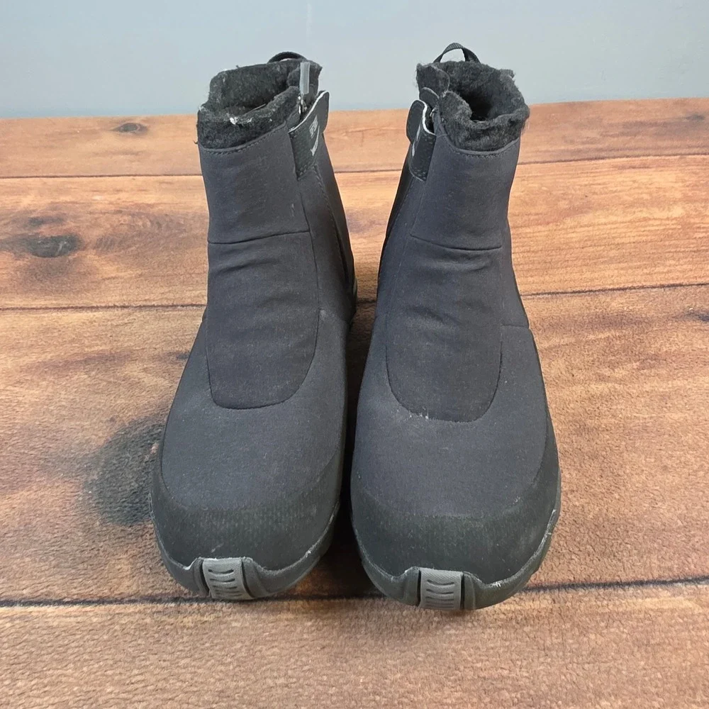 Salomon Tactile 2 TS WP Winter Boots Mens 7 Black Thinsulate Waterproof Zip